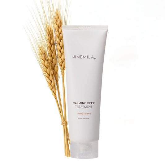 NINEMILA Protein Hair Treatment Conditioner | Calming Beer™ Complex with Beer Yeast, LPP Protein & Hydro Collagen | For Dry, Frizzy & Damaged Hair (200ml)
