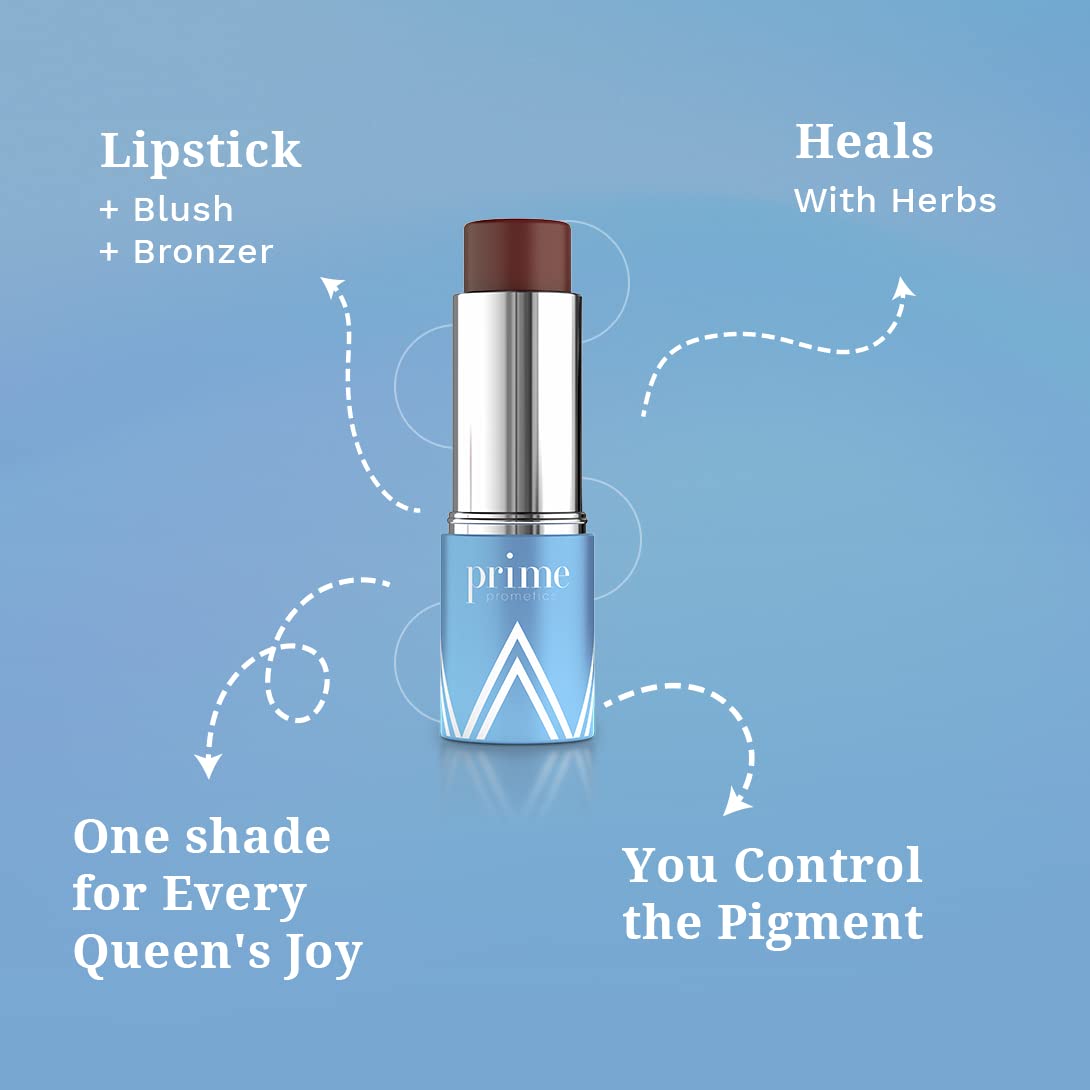 PrimeWand Pigment Makeup Stick - Natural Pro-Age Contour & Blush for Mature Women | Versatile Blush, Lipstick & Contour