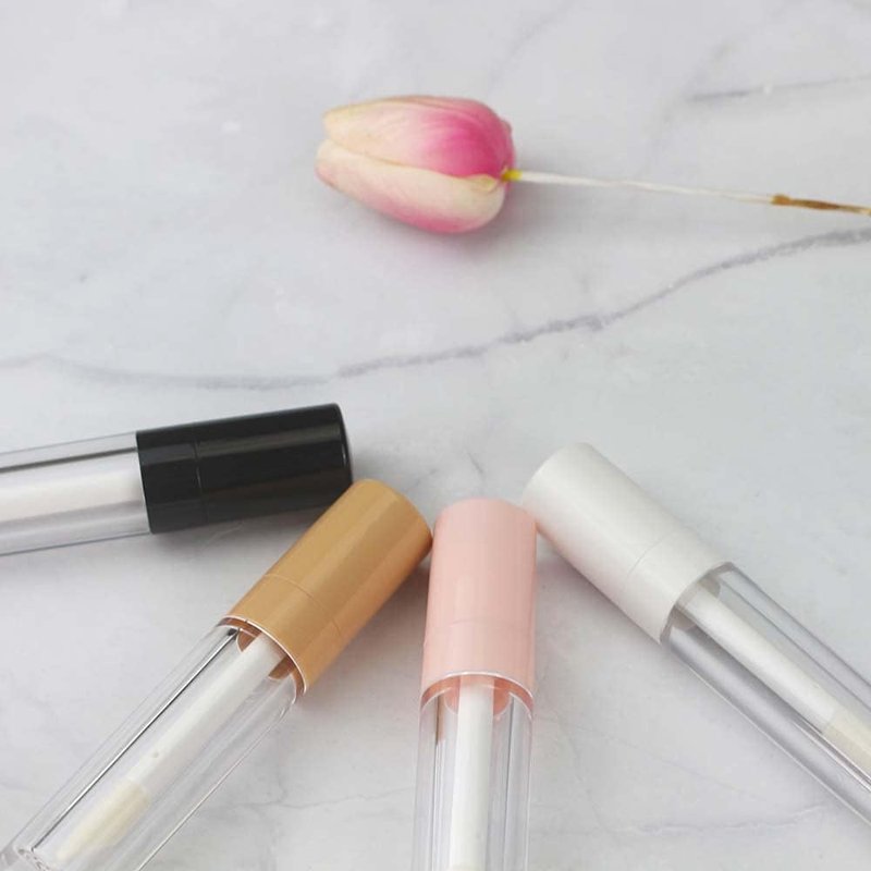 Pink Lip Gloss Tubes - 30pcs 8ml PETG Containers with Big Doe Foot Wand | Ideal for Lip Gloss & Concealer