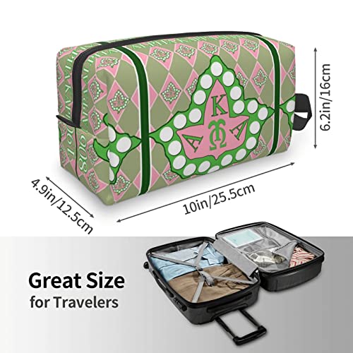 Cosmetic Bag Travel Toiletry Bags With Handle Strap Portable Waterproof Makeup Bag Pouch Organizer Sorority Gifts For Women Sister