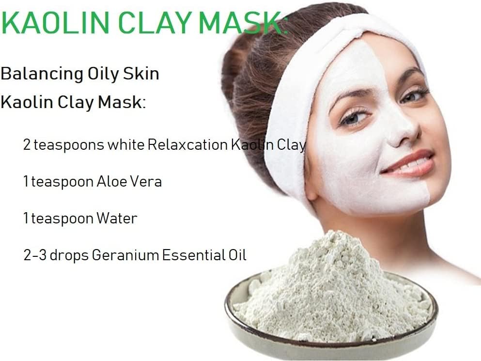 Kaolin White Clay Powder - 100% Natural for Face Masks, Hair, Soap & More | 2 lbs