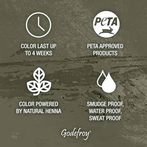 Godefroy Powered by Henna - Tint Kit 4 Applications | Medium Brown | Spot Hair Color Powered by Natural Henna