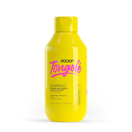 Nourishing Shampoo for Wavy & Curly Hair - La Pocion Tongolé | 15.2 Fl Oz (450 ml) Cleanse & Revitalize
