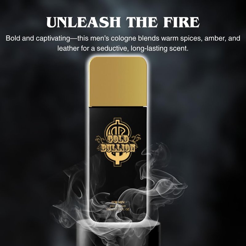 Sandora Fragrances Perfume for Men - INSPIRED by A WORLD RENOWNED MEN’S PERFUME - Grapefruit, Mint, Cinnamon, Leather - Spicy, Sensual, Fresh, Long-Lasting - Eau De Parfum 100 ml (3.4 fl oz)
