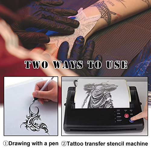 Rayyl 20PCS Tattoo Practice Skin with Transfer Paper Kit - Includes 5PCS Tattoo Practice Fake Skin and 15PCS Transfer Paper for Beginners & Experienced Artists¡¦