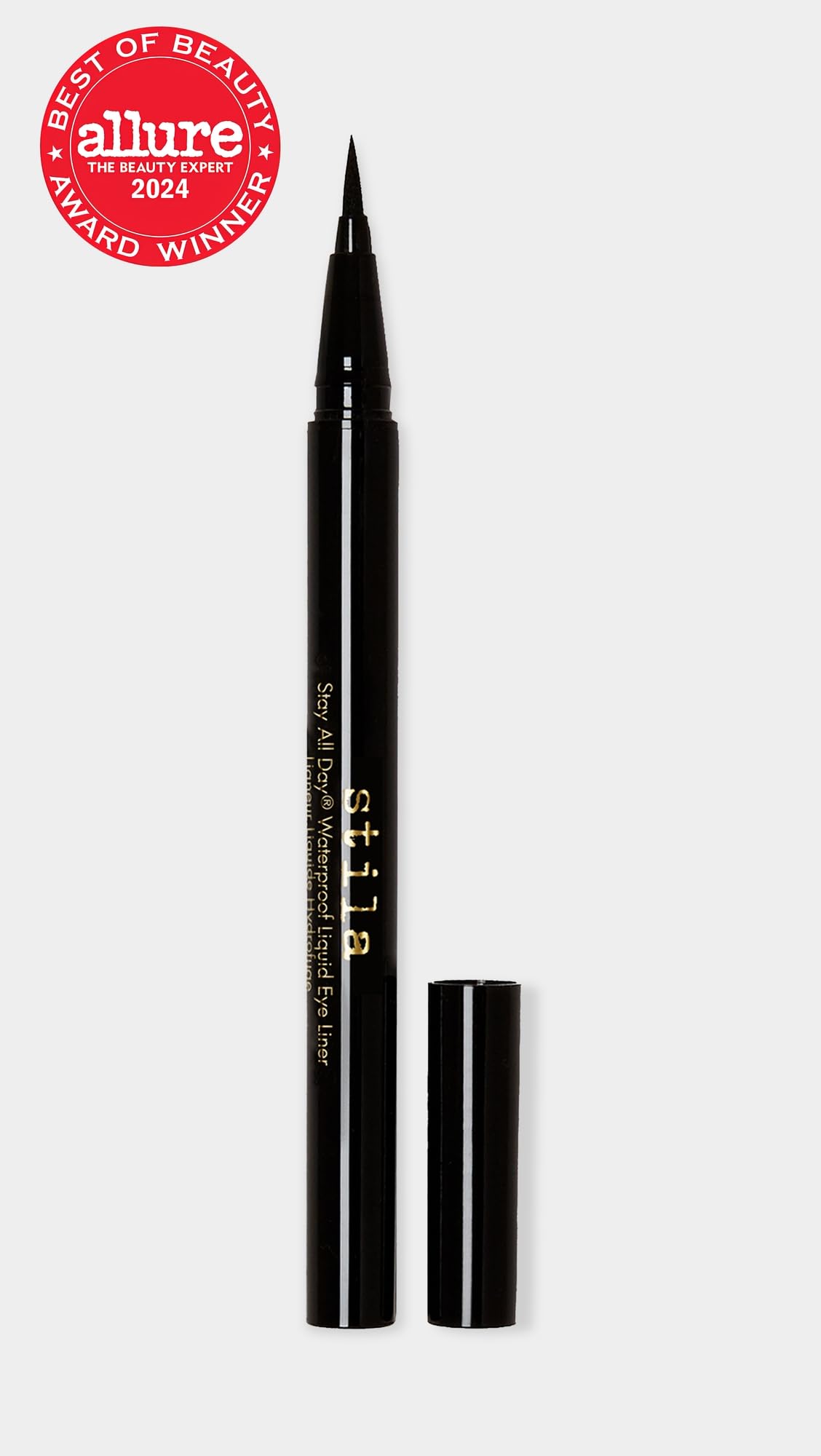 stila Waterproof Liquid Eye Liner, Stay All Day Makeup with Fine Brush Tip | Lasting Satin Finish, Smudge-Proof & Transfer-Resistant