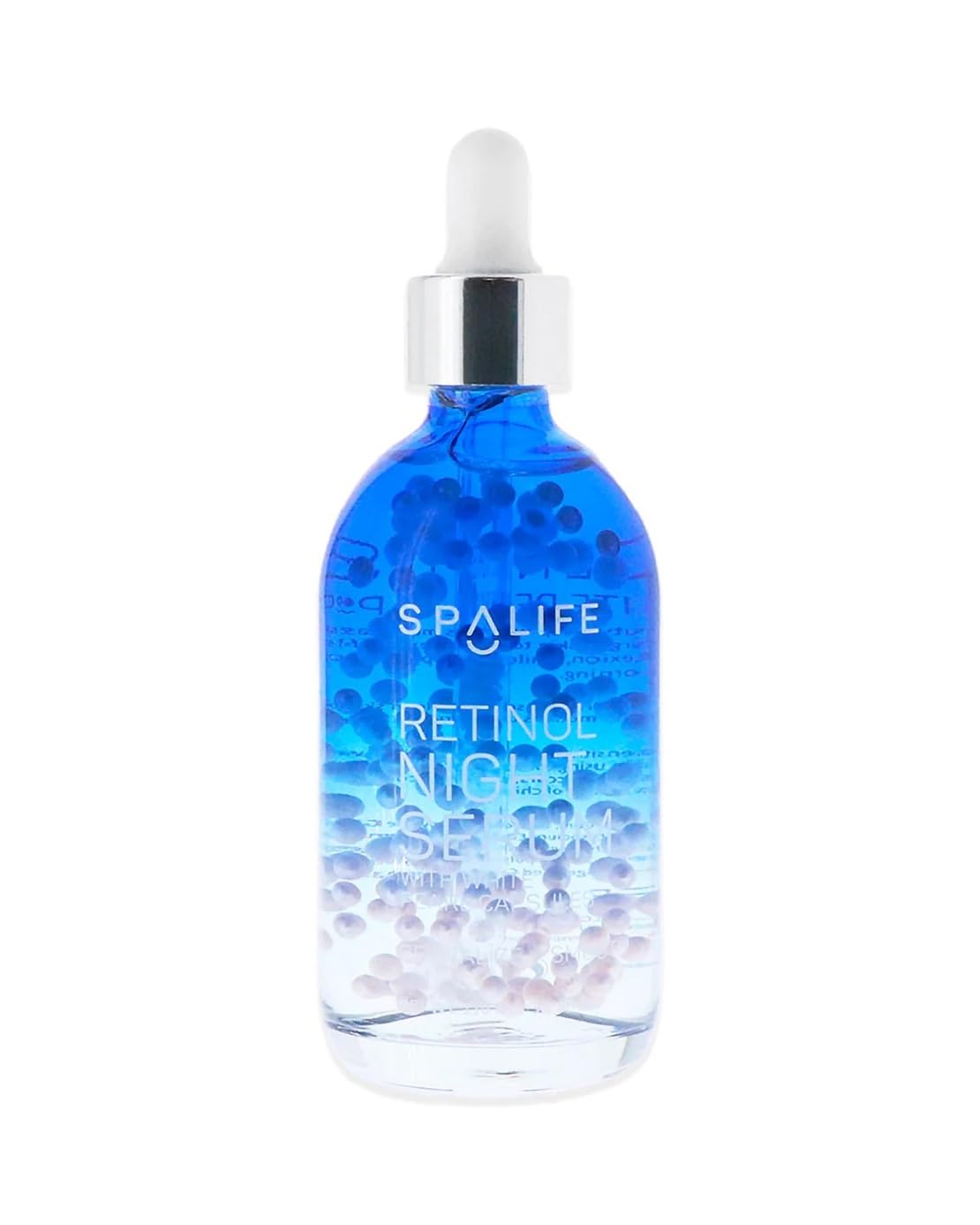 Retinol Night Serum - Spa Life Face Serum for Smoothing & Resurfacing | 100 ml (3.7 oz) - Targets Fine Lines & Dark Spots
