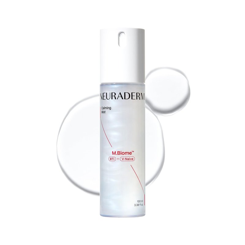 NEURADERM Calming Mist, Soothing Hydrating Facial Spray Makeup Fixer for All Skin Types with Ceramide to Restore Skin Barrier and Reduce Puffiness (100ml, 3.38 fl.oz)