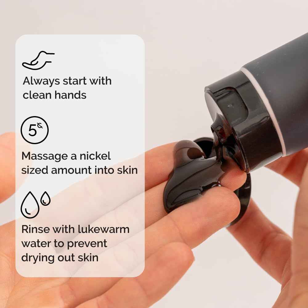 ZEUS Charcoal Face Wash for Men | Daily Facial Cleanser for Oily Skin, Blackhead Removal, & Deep Pore Cleansing | Detoxifying & Exfoliating | Made in USA