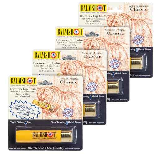 BALMSHOT Lip Balm 4 Pack (Classic)