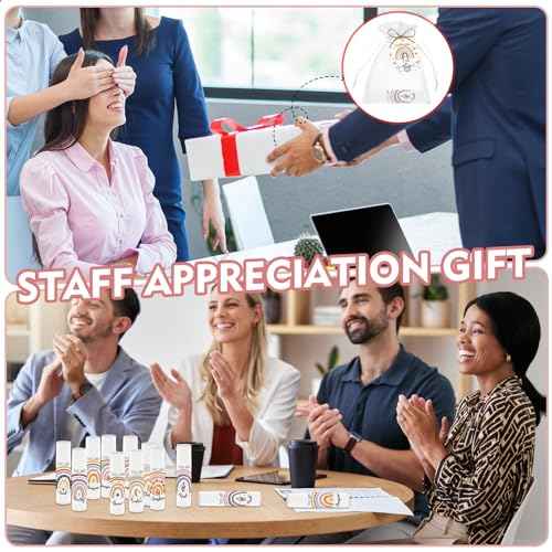 50 PCS Bohemian Rainbow Lip Balm Bulk Inspirational Words Appreciation Gift for Women Thank You Gifts Moisturizer Lips for Teacher Baby Shower Coworkers Friend Wedding Bridal Shower Thanksgiving