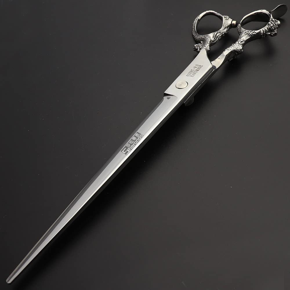 SHARONDS Hair Cutting Scissors Hairdressing Scissors Thinning Scissor Professional Barber Salon Home Shear For Men Women (9 inch flat)