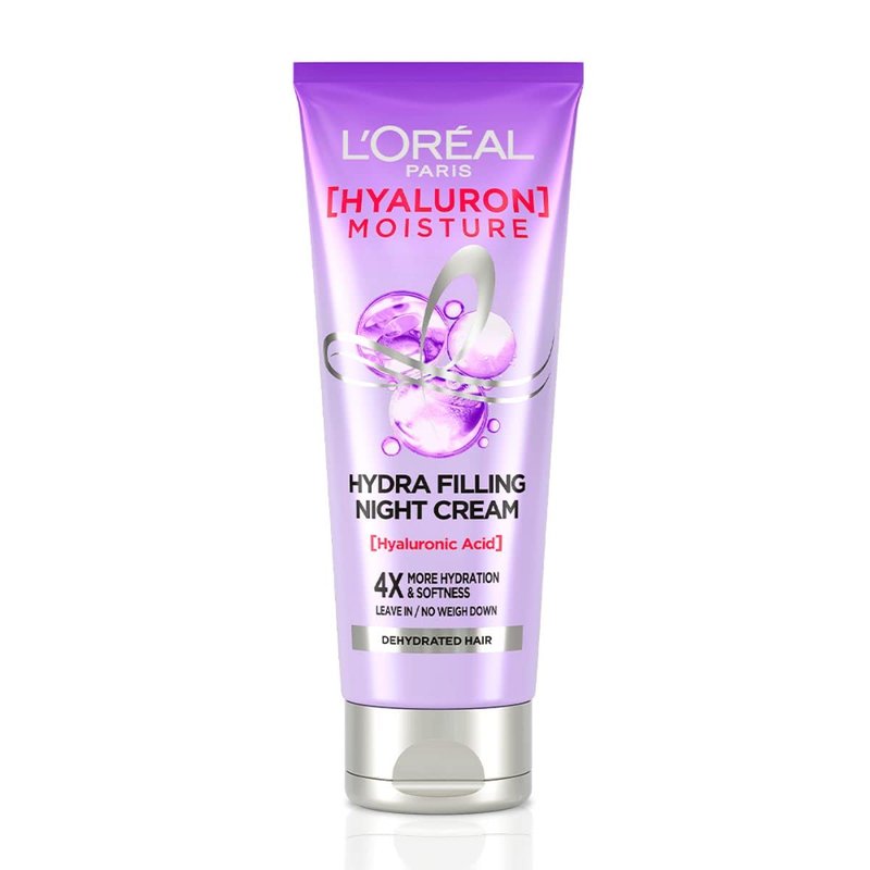 L'Oreal Paris Hyaluron Moisture Leave-In Night Cream for Dry Hair 180 ml