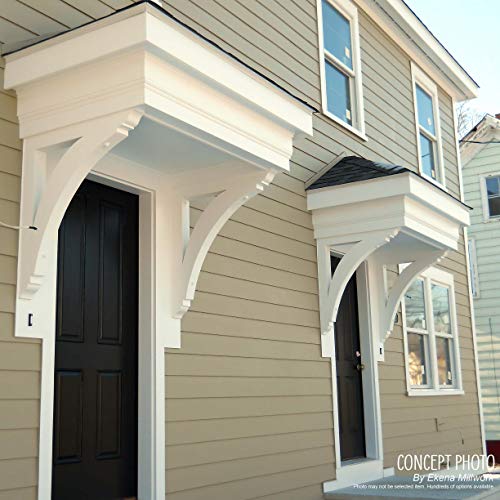 Ekena Millwork COR04X02X05BL 4 1/4-Inch W x 2 5/8-Inch D x 5 3/4-Inch H Blackthorne Corbel , White