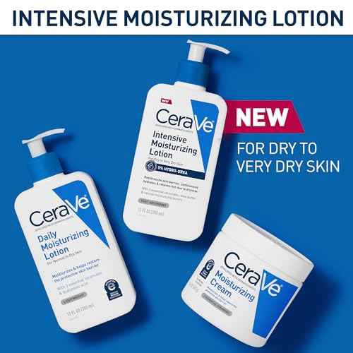 CeraVe Intensive Moisturizing Lotion, Hydro-Urea + Shea Butter, Body Lotion For Dry Skin, Relieves Signs Of Extra Dry Skin, Non Greasy Hydrating Cream For Rough, Tight, Red & Itchy Skin, 16oz
