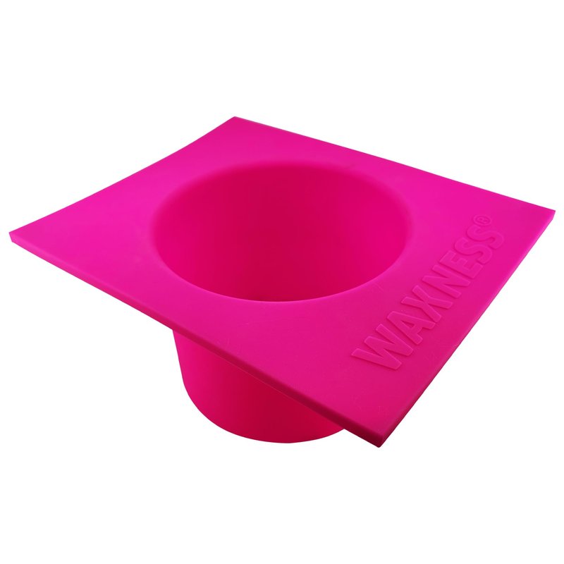 Waxness Non-Stick Silicone Bowl Insert for Wax Warmers – Pink, Fits 5.5 lb Warmers, Easy Clean Flexible Wax Pot Liner for Professional Use.