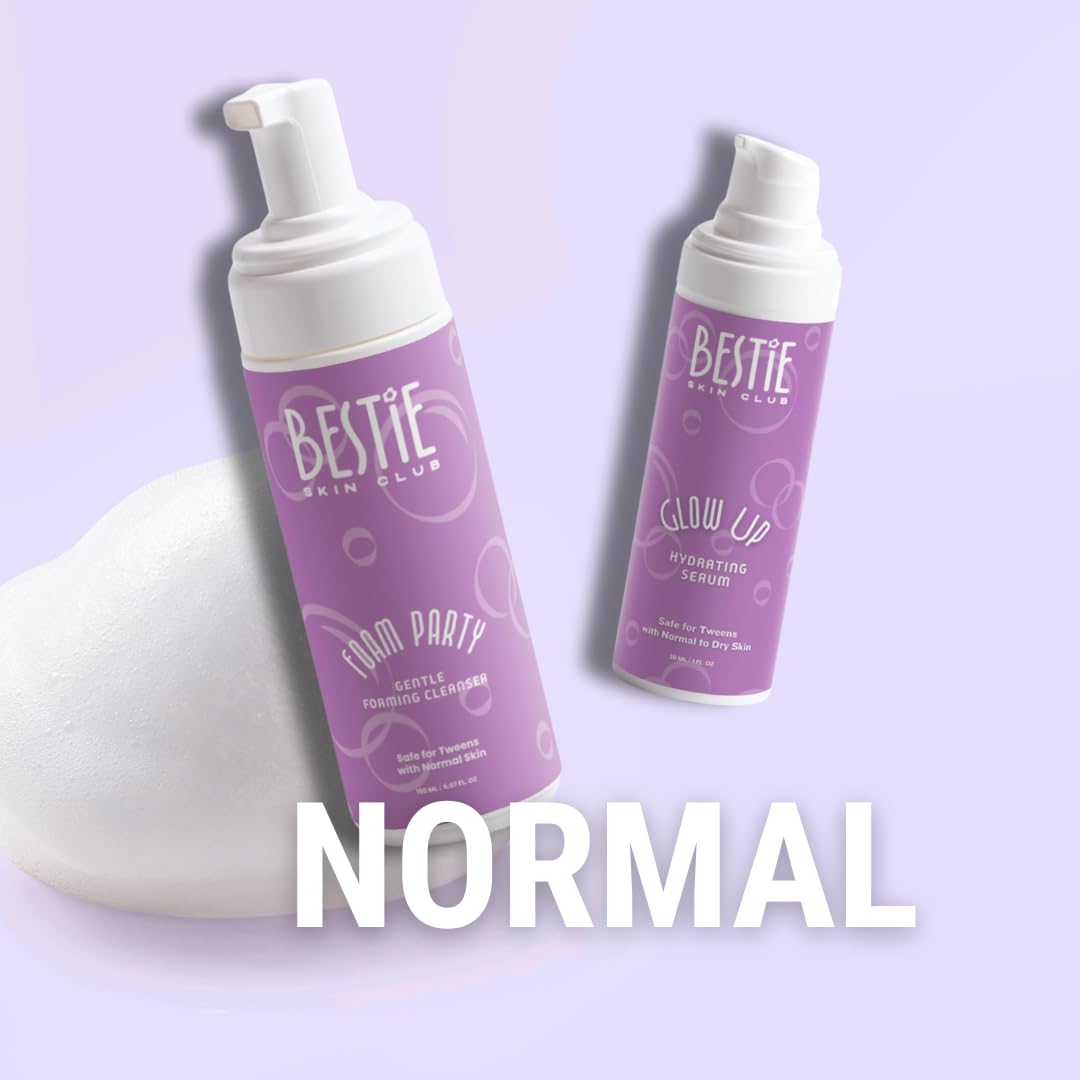 Bestie Skin Club Foam Party Facial Cleanser, Gentle Foaming Face Wash