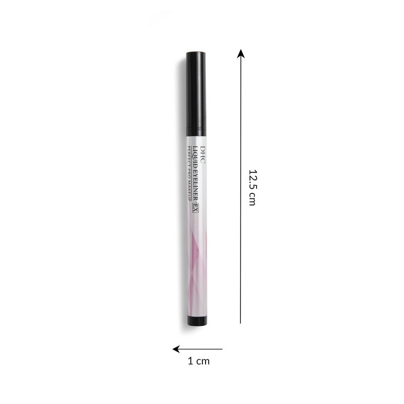 DHC Liquid Eyeliner EX, Water-Resistant, Fine Tip, All Day Wear, Black, 0.01 fl. oz.