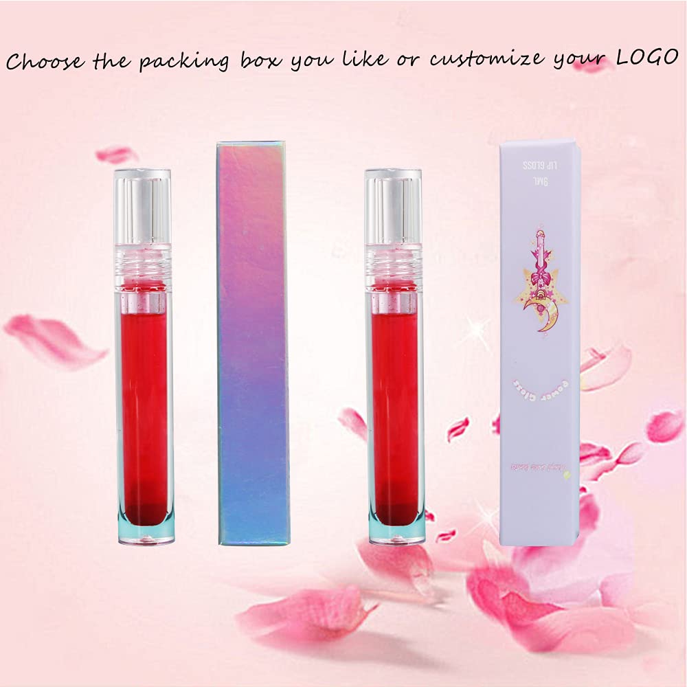 COSIDEA 50 PCS Empty White Lip Gloss Boxes W21 xW21 xH121mm / 0.83*0.83*4.76 inch, Cosmetic Perfume / Mascara Box Packaging for Small Business Wholesale, small Kraft Paper Box Luxury Holder Wrapping