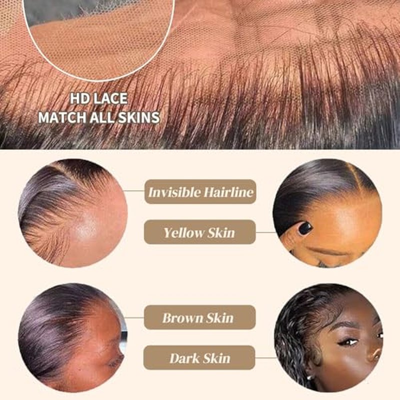 LICHANG Straight Lace Front Wigs Human Hair 13x4 Lace Frontal Wigs Human Hair 20 Inch