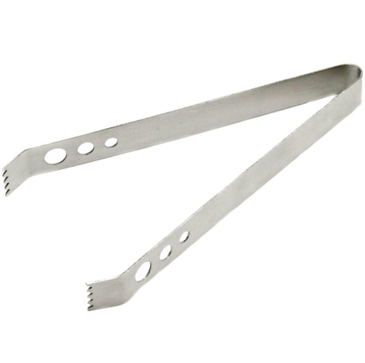 Chef Craft Classic Ice Cube Tong, 7 Inches In length, Stainless Steel