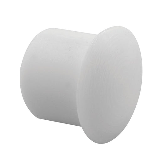Prime-Line U 10039 Plastic Shelf Hole Plugs, 6mm, White (48 Pack)