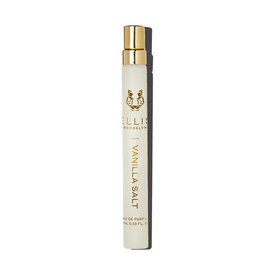 Ellis Brooklyn VANILLA SALT Eau de Parfum Travel Spray 0.33oz / 10ml - Gourmand Vanilla Perfume with Sea Salt, Luminous Musk, and Jasmine- Clean, Vegan, Cruelty-Free, Long Lasting Perfumes for Women