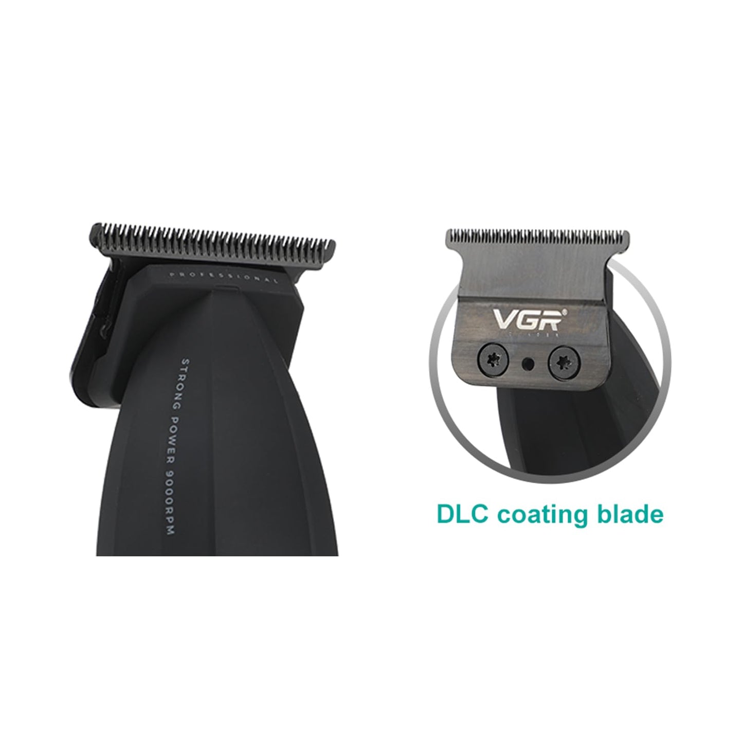 VGR 906/992/640 Trimmer T Blade Replacement, Carbon Steel T Shaped Blade with Zero Gapped for Clipper, Adjustable Precision for Professional Grade Trimmers
