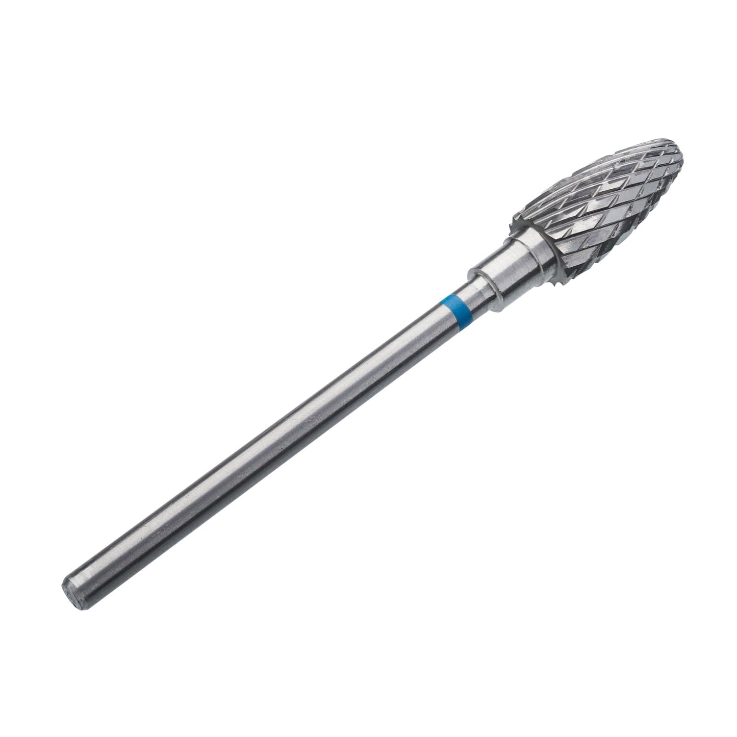 STALEKS PRO Expert Carbide Nail Drill Bit (Corn, Blue, 6mm Head / 14mm WP) – Medium Hardness for Artificial Nail Correction & Gel Polish Removal in Hardware Manicure/Pedicure