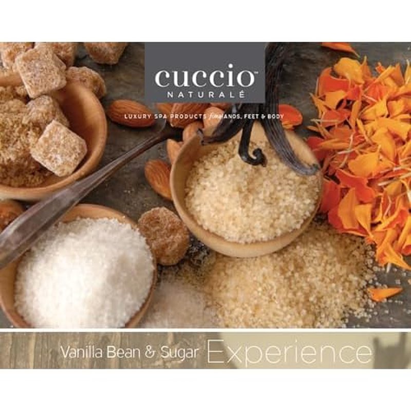 Cuccio Natural? Butter Blend Vanilla Bean & Sugar - Non-Greasy Lotion for Hand, Body & Feet - Comforting/De-stressing - Paraben/Cruelty Free, Natural Ingredients & Plant Based Preservatives, White, 8 Fl Oz (Pack of 1)