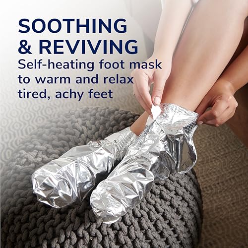 Dr. Scholl's¢ç Tired, Achy Feet Soothing & Reviving Foot Mask, 3 Pair, Warming Booties