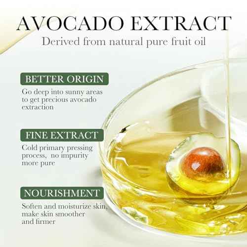 Avocado Skin Care Set, 6-In-1 Skincare Gift Set For Women Girls - Cleanser, Serum, Face & Eye Cream, Toner, Lip Balm, Face Skin Care Set For Women, Anti-Aging Skin Care Kit Smooth Firming Skin