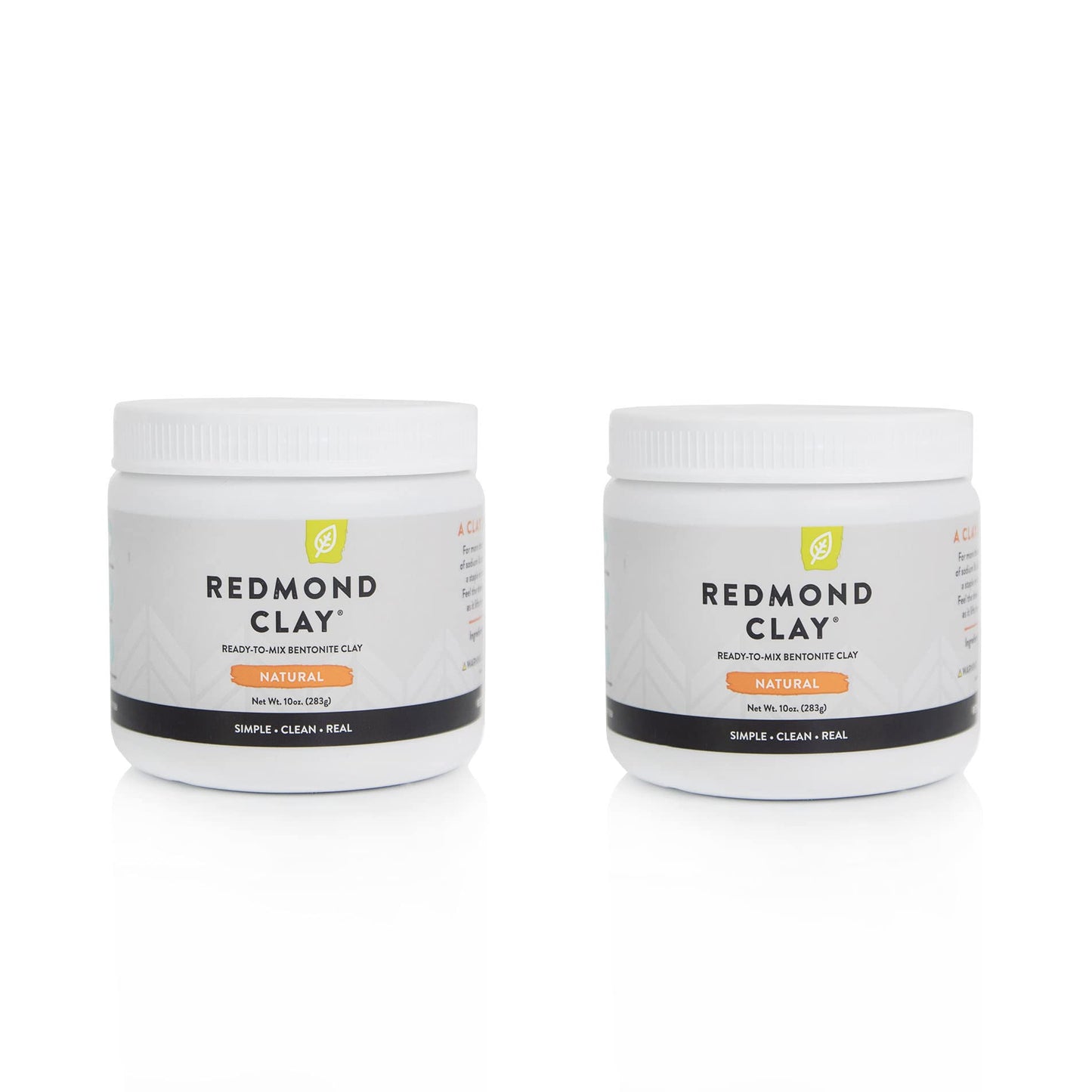 Redmond Clay - Bentonite Clay of 1000 Uses, Soothing Facial Mask, 10 Ounce (2 Pack)
