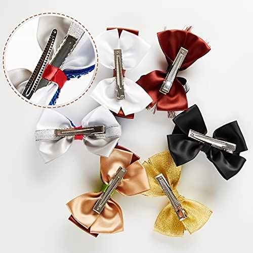 Little Girls Hair Bow Clips 6pc Wars Birthday Party Halloween Hair Accessories 4 Inch