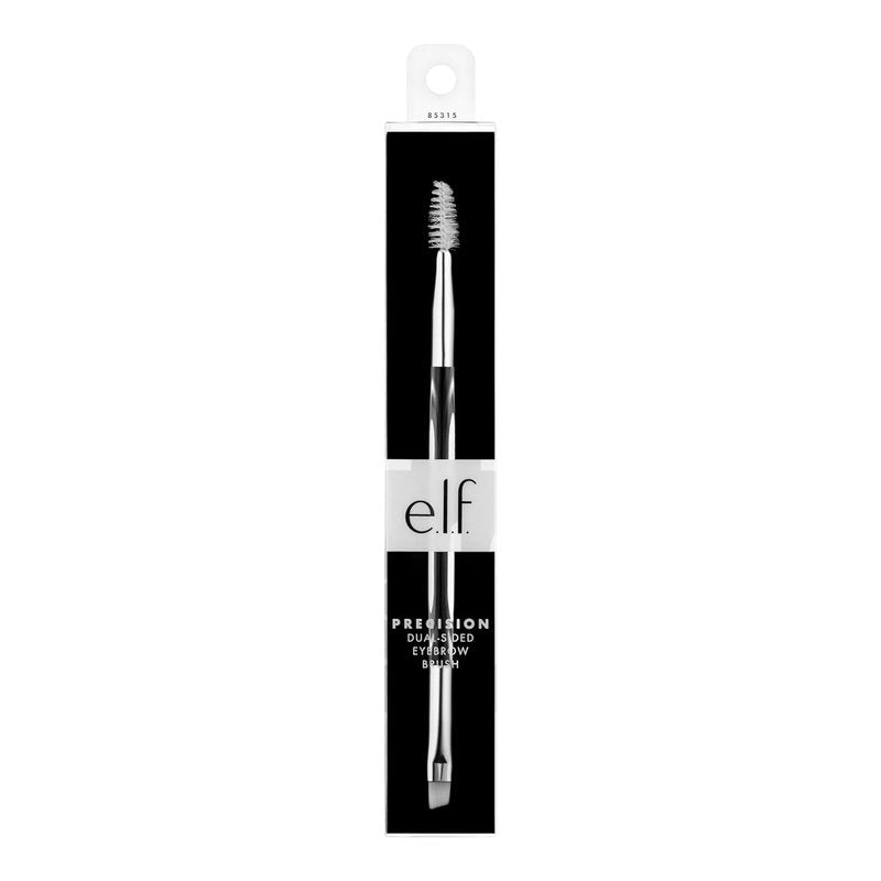 e.l.f. Precision Dual-Sided Eyebrow Brush - Vegan Makeup Tool for Shaping & Sculpting Brows | Perfect for Even Application