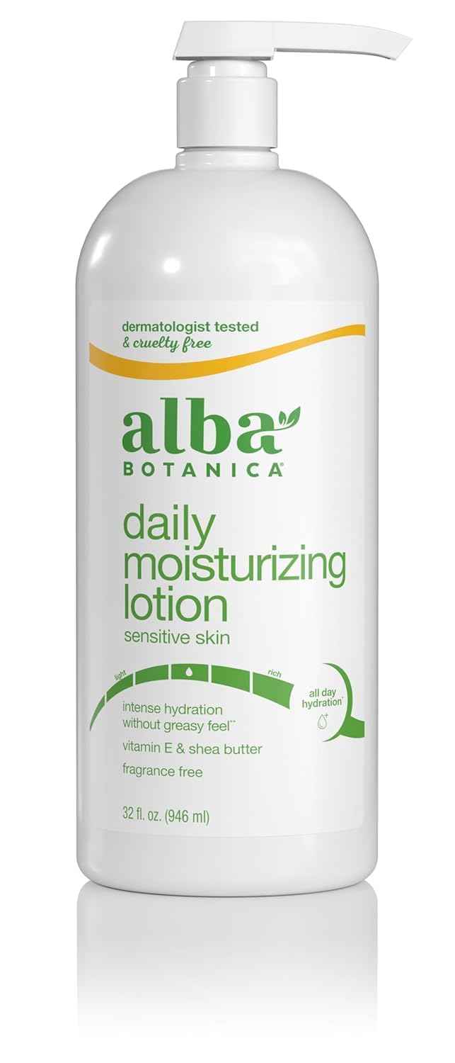 Alba Botanica Lotion Emollient Unscented, 32 Fl Oz