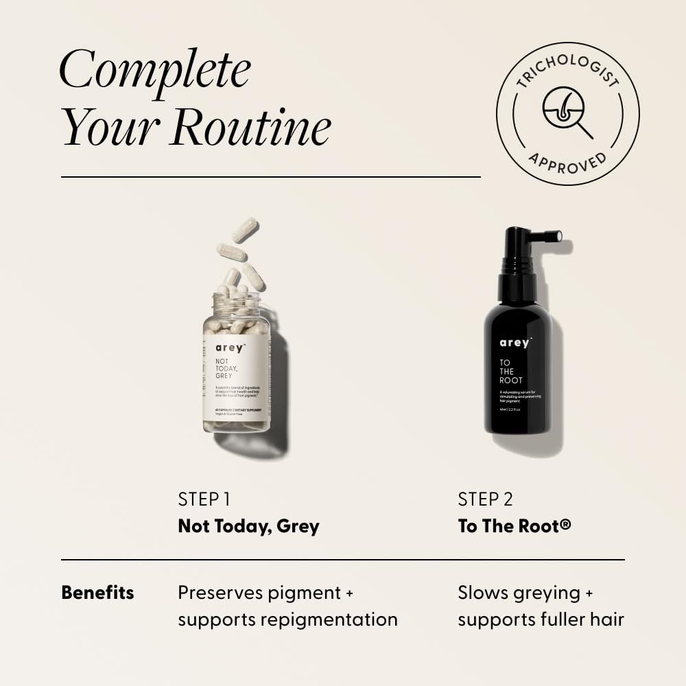 Arey To The Root Hair Serum, Slows Grey Hair Growth, 1 Month