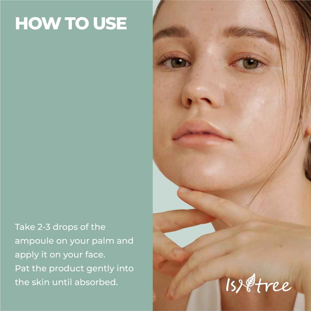 ISNTREE Mugwort calming Ampoule 50ml 1.69 fl.oz | Soothes sensitive skin | Replenishes moisture