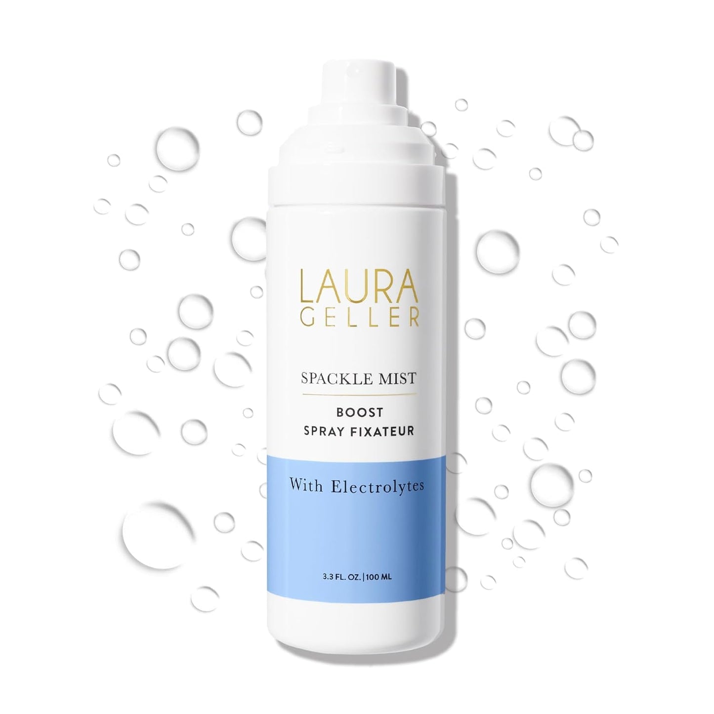 Laura Geller Spackle Mist Boost Setting Spray - Long-Lasting Makeup with Electrolytes & Blue Light Protection | Dewy Finish