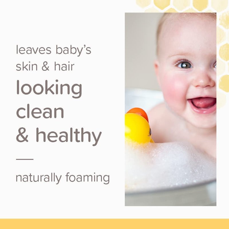 Burt's Bees Baby Shampoo and Wash | Gentle Tear-Free Hair and Body Cleanser | Pediatrician-Tested | Original | 236 ml