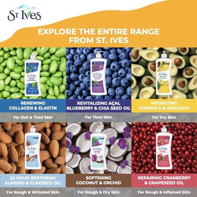 St. Ives Softening Body Lotion Coconut & Orchid Extract 21 oz