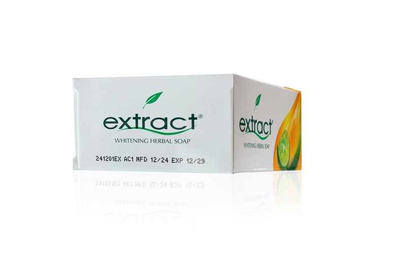 extract Original Herbal Whitening Soap With Papaya And Calamansi 125g (Pack of 3)