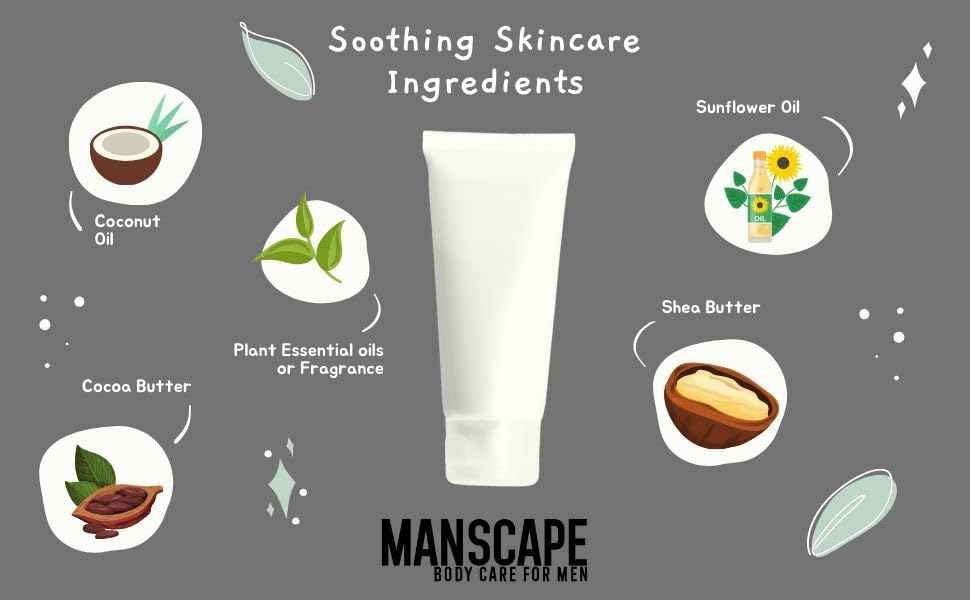 MANSCAPE Hand and Body Lotion | Paraben-free Moisturizer with Moroccan Argan Oil | Cocoa and Shea Butters | Botanical Soothing Oils | Natural | Vegan (12oz bottle, Patchouli)