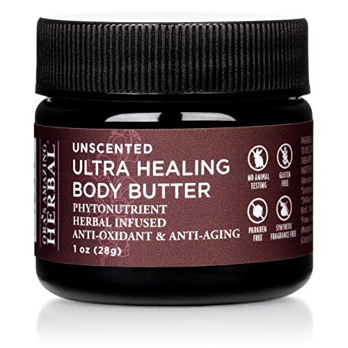 Ora's Amazing Herbal Unscented Moisturizer Travel Set, Touchy Skin Salve, Unscented Body Butter & Body Oil Set, Travel Size, Eczema and Senstivie Skin