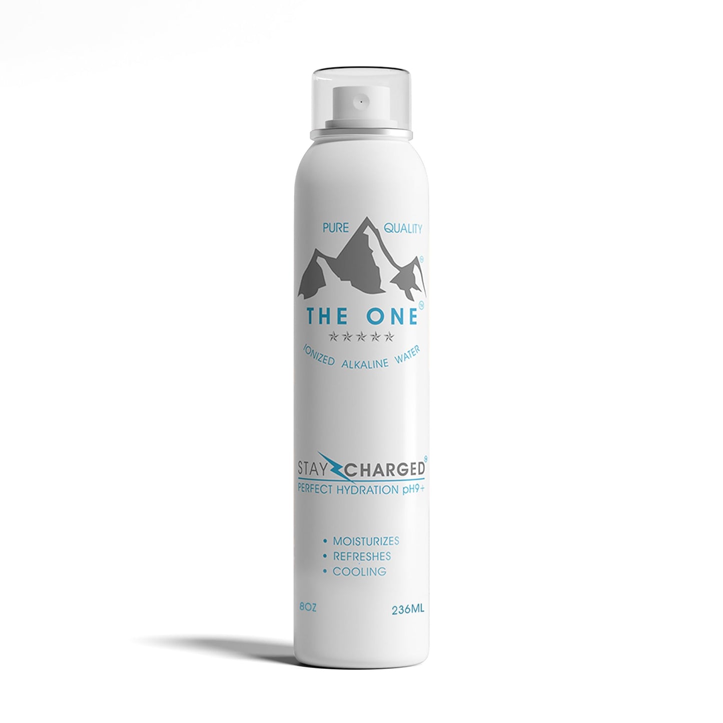 THE ONE Ionized Alkaline Water | Pure Hydration | Alkaline pH for Refreshing Hydration | Facial & Body Mist