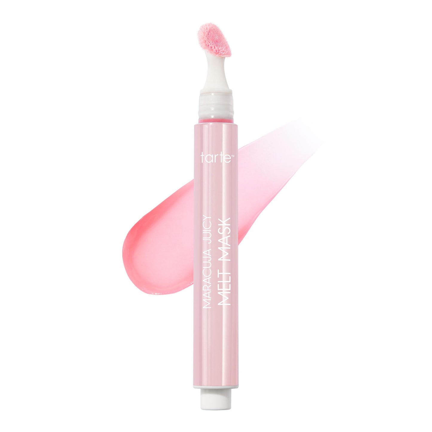 tarte maracuja juicy melt mask – Lip Mask, Balm & Lipgloss with Shea Butter, Hydrating Overnight Treat for Soft Nourished Lips, Vegan & Cruelty-Free, full size, icing (blushed pink)