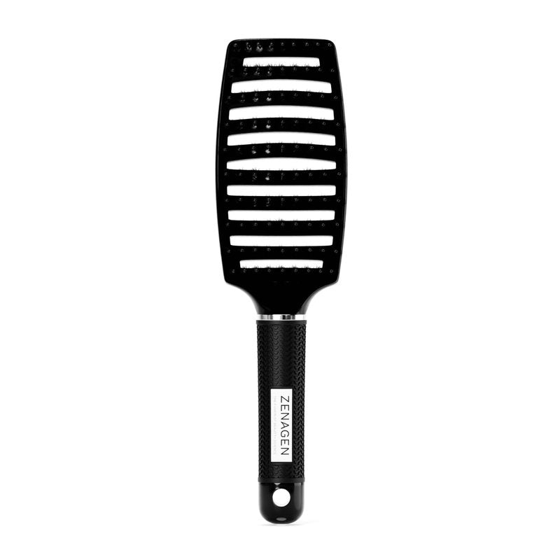 Zen Brush | Hair Detangler for All Hair Types - Reduces Breakage & Enhances Scalp Stimulation - Ergonomic Design