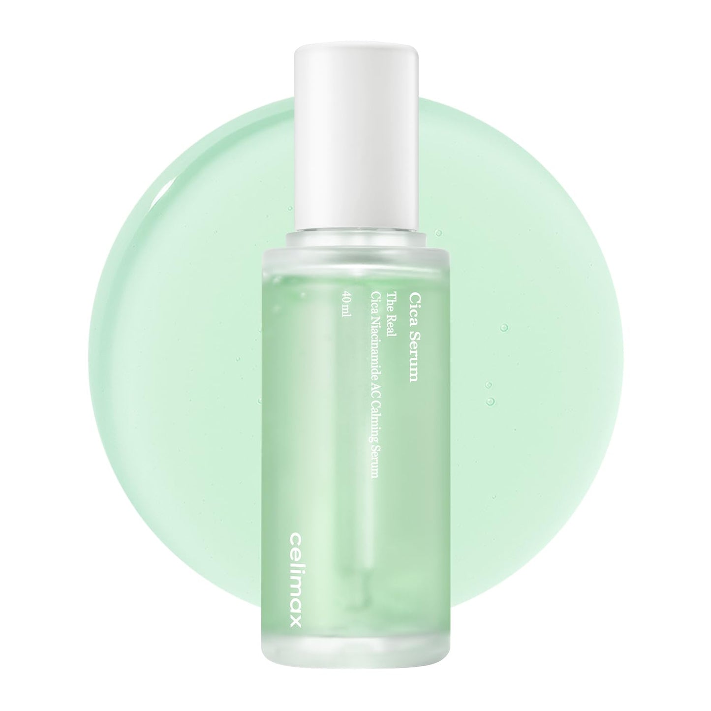 celimax The Real Cica Niacinamide AC Calming Serum 40ml | Hyaluronic Acid Redness Relief Moisturizing Soothing Restoring Serum Mild Formula for Sensitive Skin