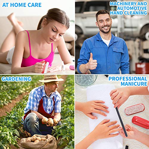 Konex Perfect-Grip Large Hand and Nail Brush 4" X 2-1/4" X 1-1/2" (Red)