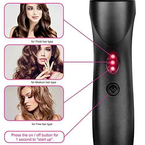 Hot Comb Anti-Scald Ceramic Heated Hair Styling Tool - Straightener, Curler, Travel-Friendly Beard Pressing Comb